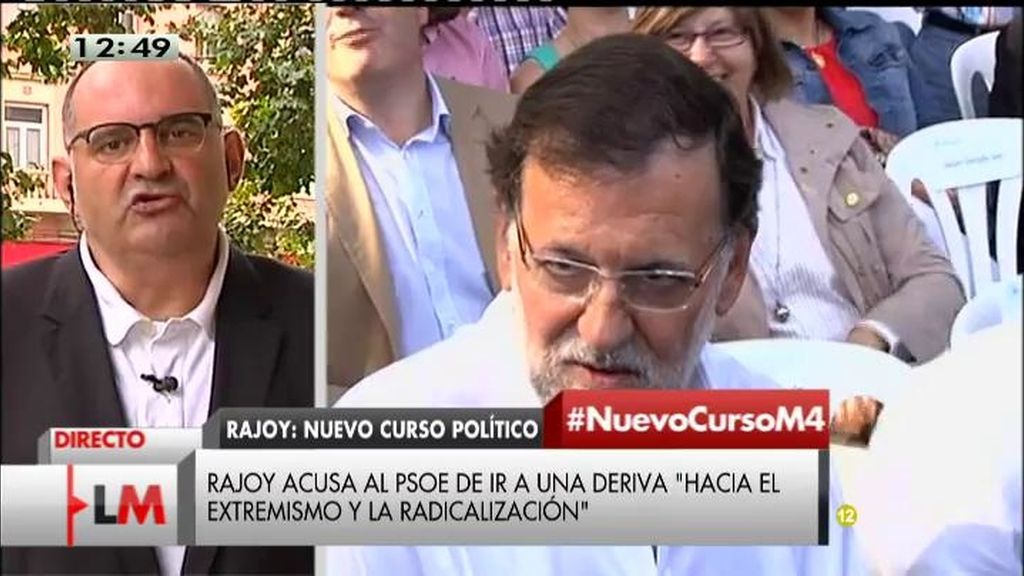 Antón Losada: "Rajoy es el sucesor de Wes Craven, una estrella del terror"