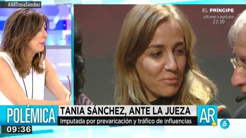 Tania Sánchez declara ante la jueza como imputada por prevaricación