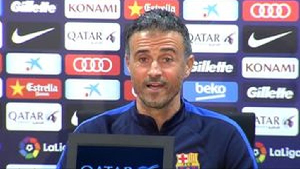 Luis Enrique: "¡Sólo faltaría que no notásemos la ausencia del mejor del mundo!"