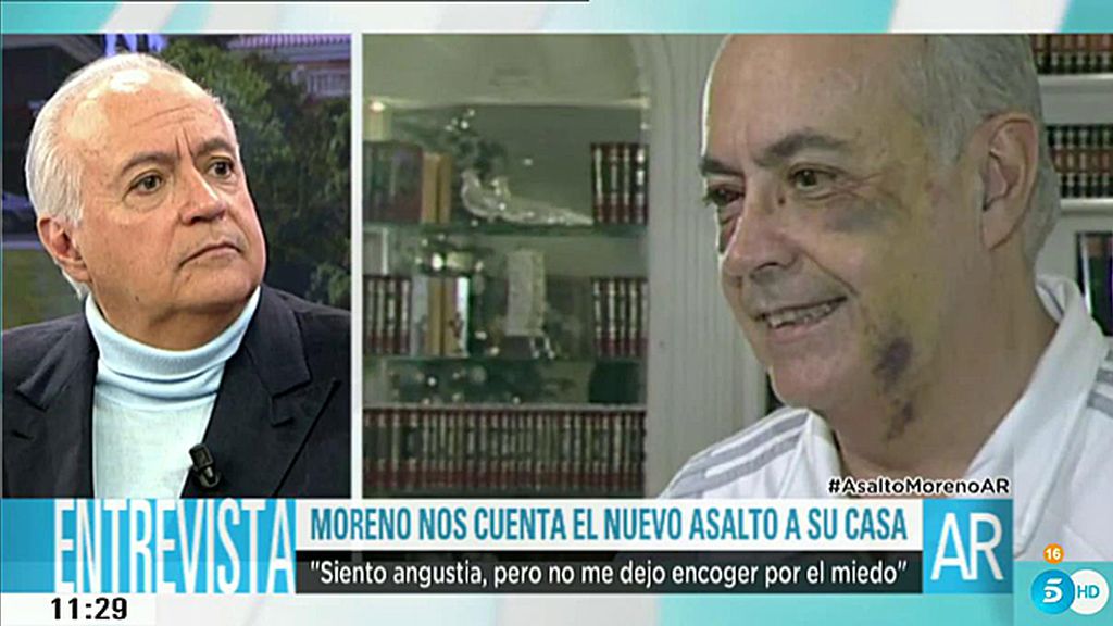 José Luis Moreno: "Voy armado por consejo de las fuerzas de seguridad"