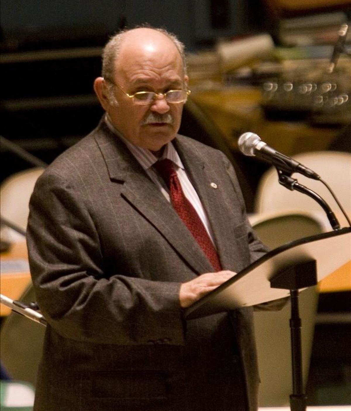 El expresidente de la Asamblea General Miguel D' Escoto fue canciller durante el primer Gobierno sandinista (1979-1990) y presidió la Asamblea General de la ONU de junio de 2008 a septiembre de 2009. EFE/Archivo El expresidente de la Asamblea General Miguel D' Escoto fue canciller durante el primer Gobierno sandinista (1979-1990) y presidió la Asamblea General de la ONU de junio de 2008 a septiembre de 2009. EFE/Archivo
