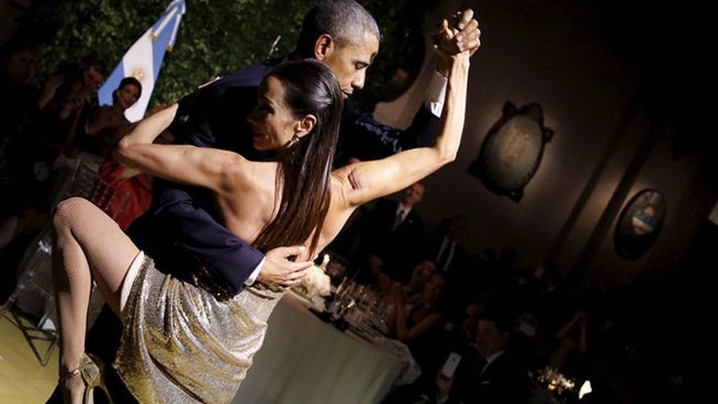 Barack Obama se atreve con un tango en su visita a Argentina
