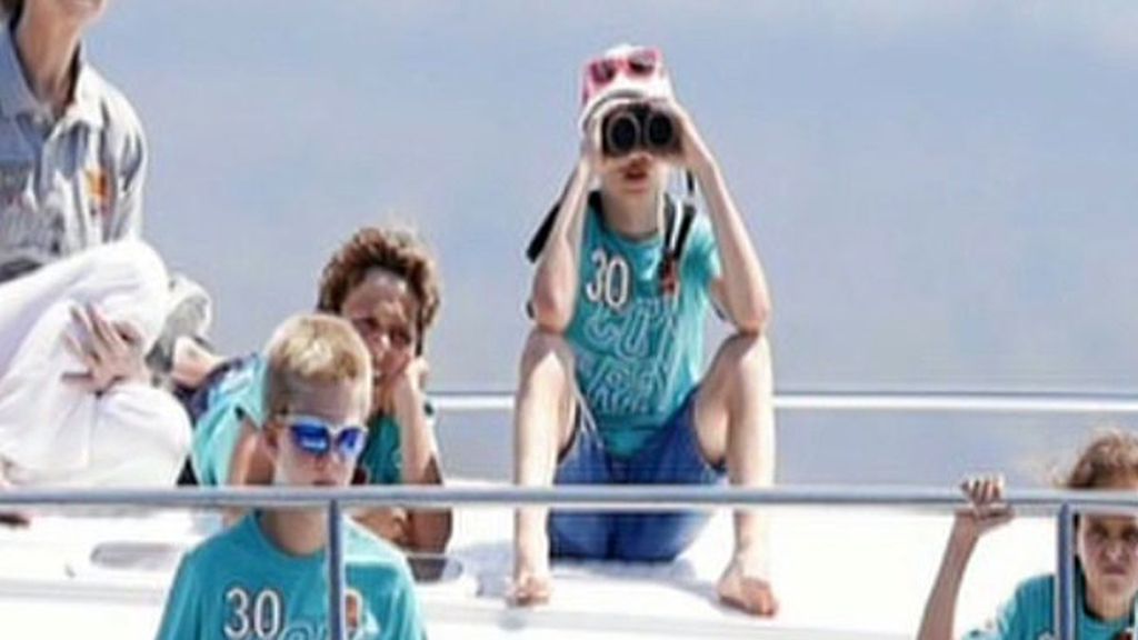 Letizia llega a mallorca con sus hijas