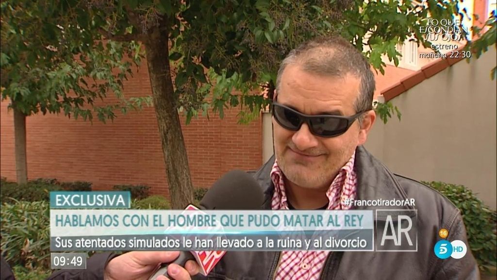 Francotirador: "Es triste que me persigan por demostrar que la seguridad del país falla"