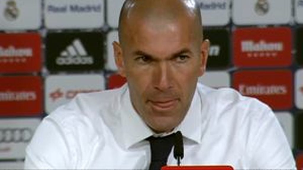 Zidane: "La liga está acabada"