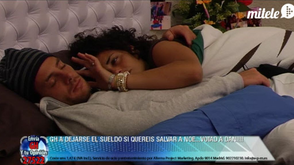 La pareja ha vuelto a dormir junta