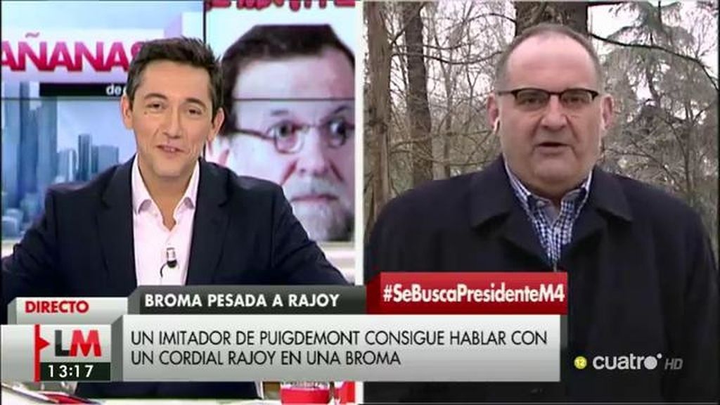 A. Losada, irónico: “Por lo que se ve, me cuesta más trabajo localizar a mi hija en el móvil que hablar con Rajoy”