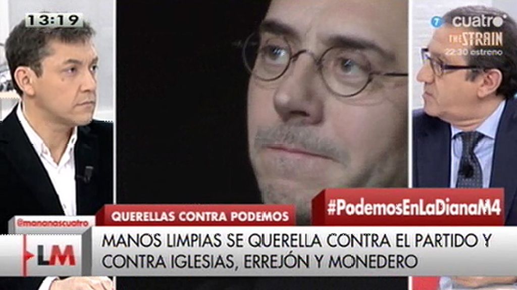 Carlos Cruzado, de Monedero: "Es difícil que haya delito fiscal por las cuantías"