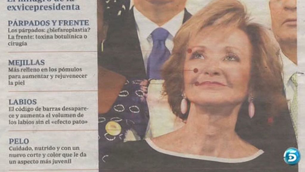 Los retoques de Mª Teresa Fernández de la Vega