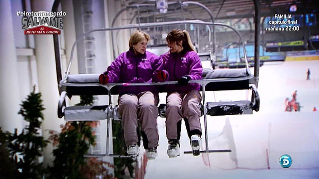 Carmen Bazán se enfada con Melu, lo intenta con la nieve y se relaja con un masaje