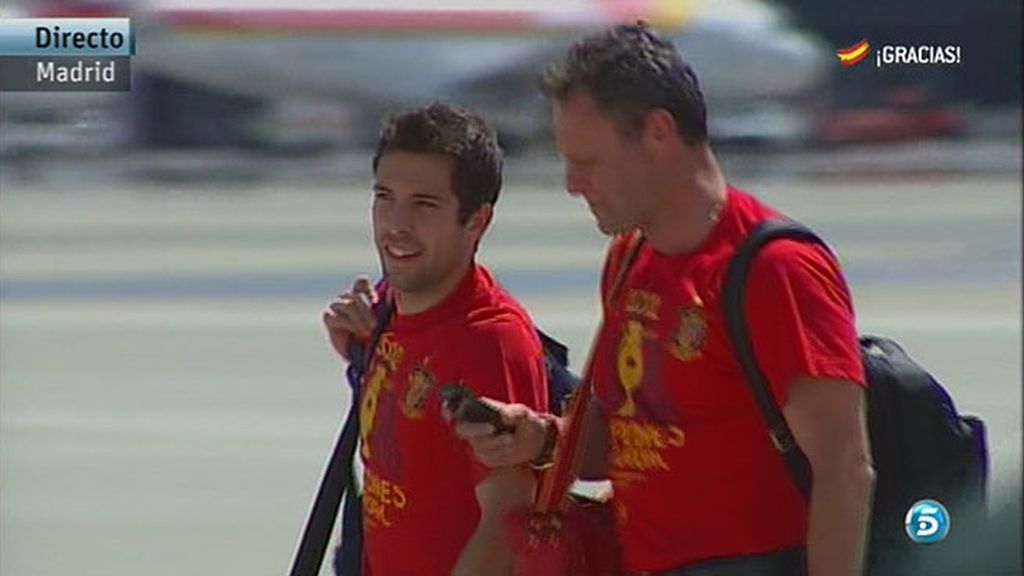 Los jugadores ya están en España