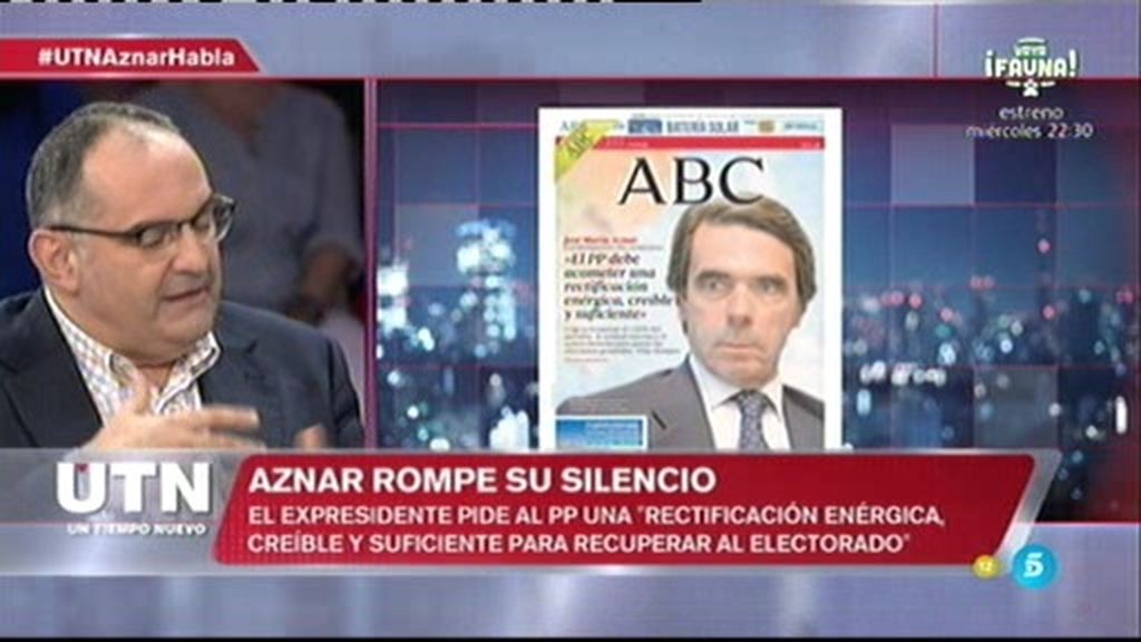 Antón Losada: "Las declaraciones de Aznar son un ajuste de cuentas con el PP"