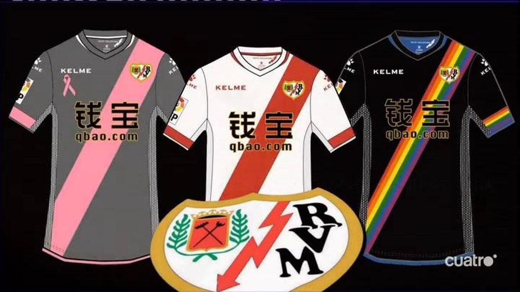¿Qué significado tienen las seis franjas que lucirá el Rayo Vallecano en sus camisetas?