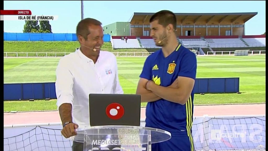 Morata cuenta su anécdota con el tempranero control antidoping: “Esto es una broma”
