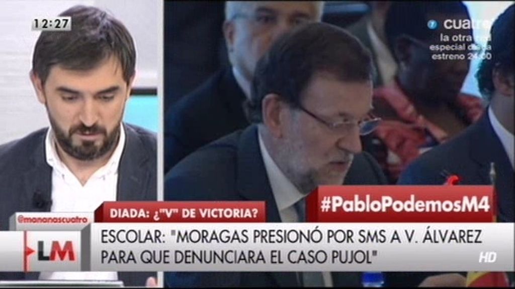 I. Escolar: "El jefe de gabinete de Rajoy presionó por SMS a la ex de Pujol Jr."