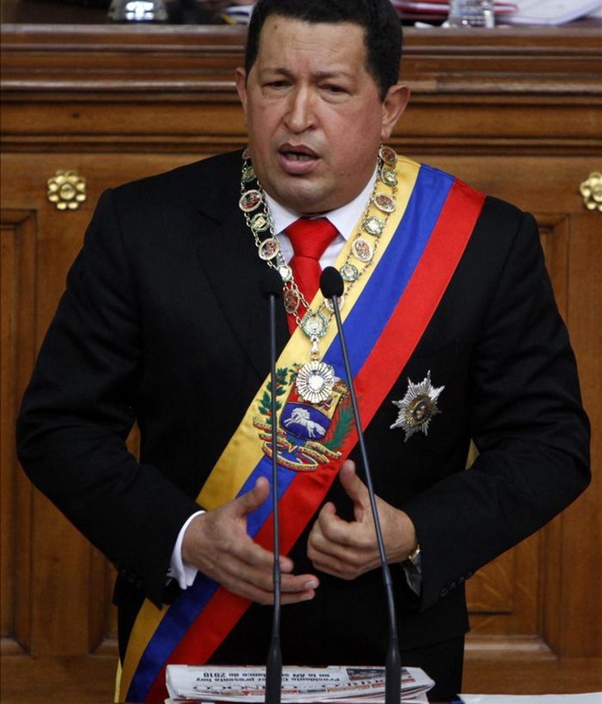 El presidente de Venezuela, Hugo Chávez. EFE/Archivo