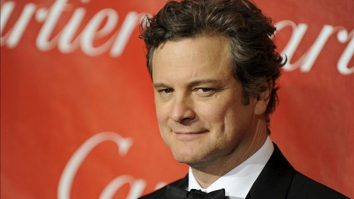 El actor británico Colin Firth a su llegada al Festival de Cine Internacional de Palm Springs. EFE/Archivo
