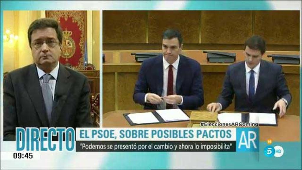 Óscar López: "Podemos se presentó por el cambio y ahora lo imposibilita"