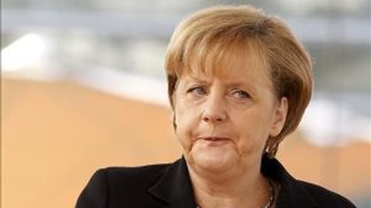 Palabras tranquilizadoras de Merkel. Vídeo: Informativos Telecinco.