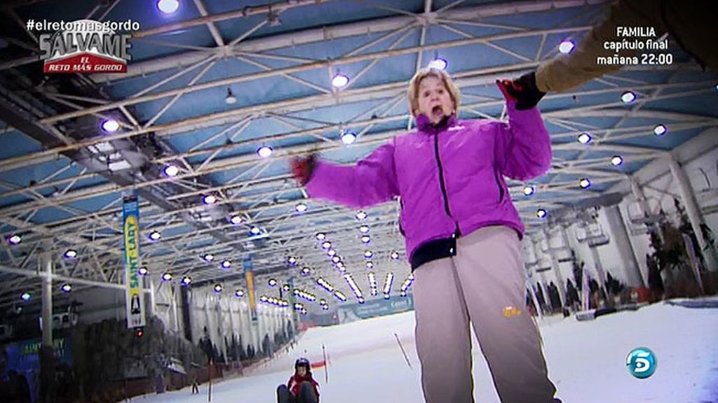 Carmen Bazán se enfada con Melu, lo intenta con la nieve y se relaja con un masaje