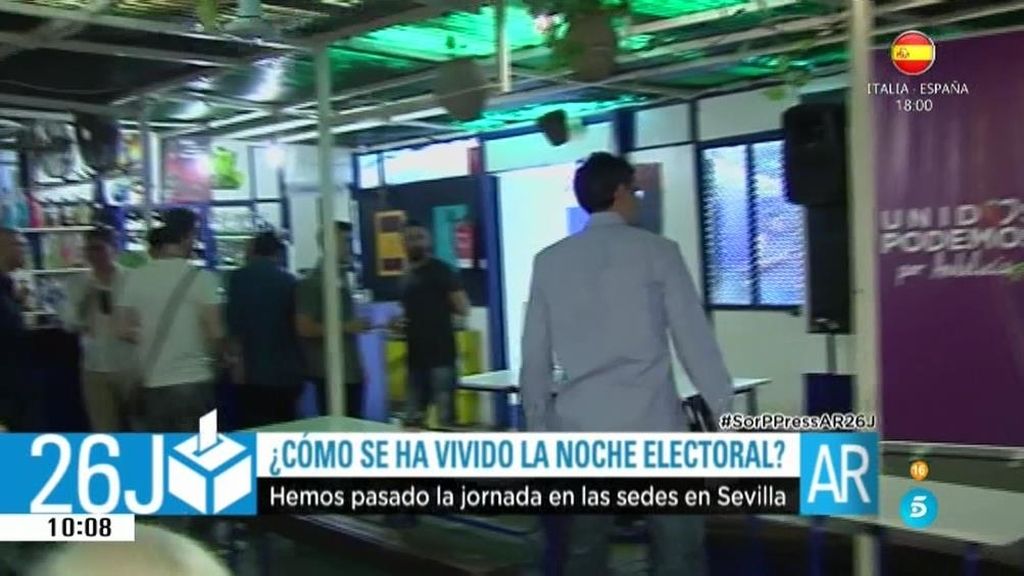‘AR‘ nos cuenta cómo han vivido la noche electoral en Andalucía