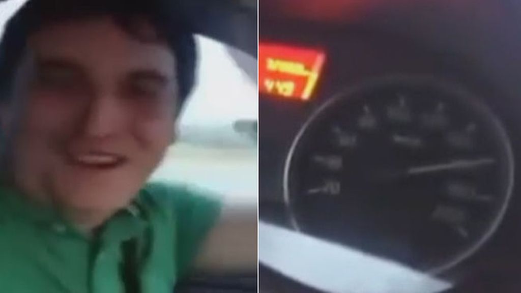 Se graba conduciendo sin manos y termina chocando a 170 km/h
