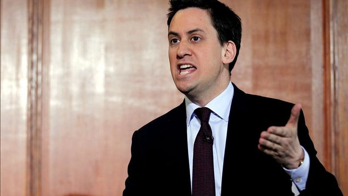 El líder laborista Ed Miliband. EFE