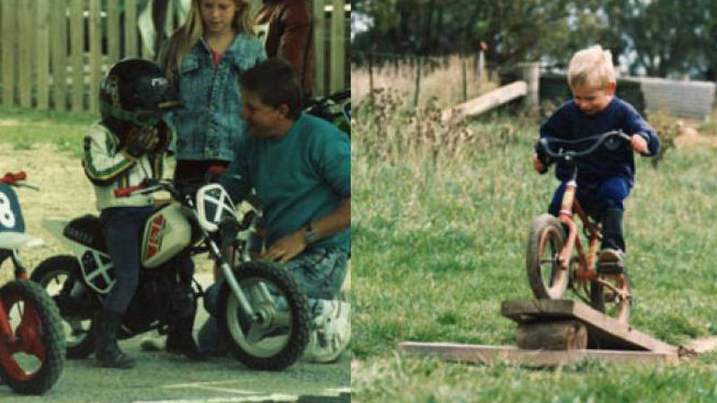 Casey Stoner tuvo una niñez sobre ruedas