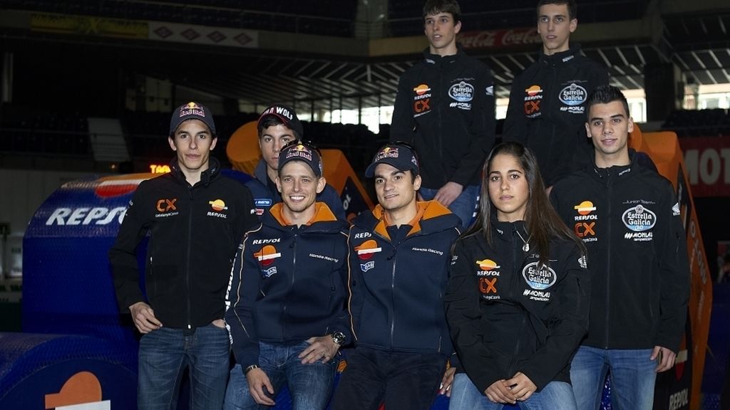 Repsol Honda presenta su poderío en Madrid