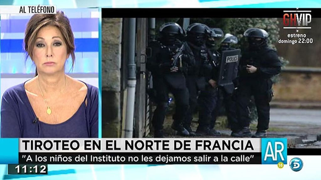 Nuria Falla: "Hay muchos helicópteros y vigilancia policial"