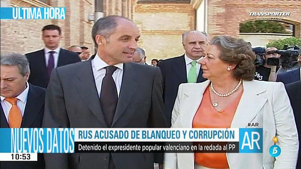 Detenido Alfonso Rus en una operación anticorrupción en Valencia