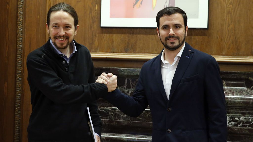 Pablo Iglesias y Alberto Garzón se reúnen con un clima cordial