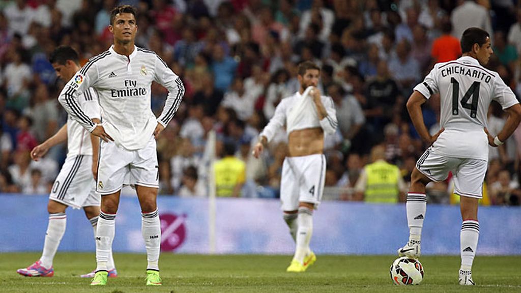 El Madrid sufre a balón parado: Del gol de Tiago al reproche de Ramos a Cristiano