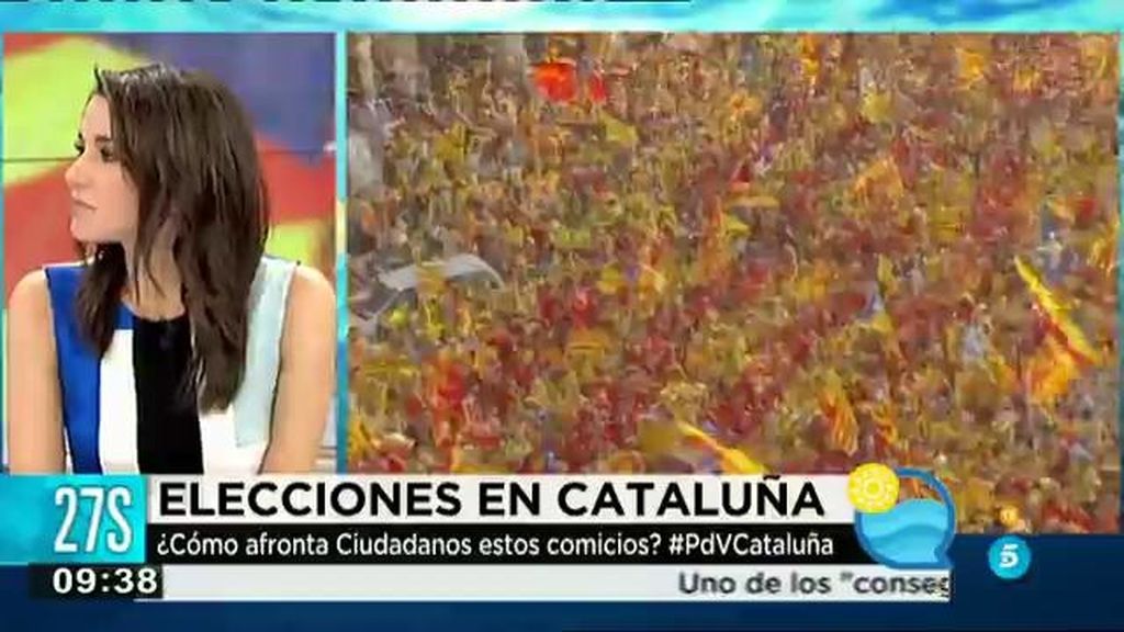 Candidata de Ciudadanos a la Generalitat: ”El día de Cataluña debería ser el 23 de abril"