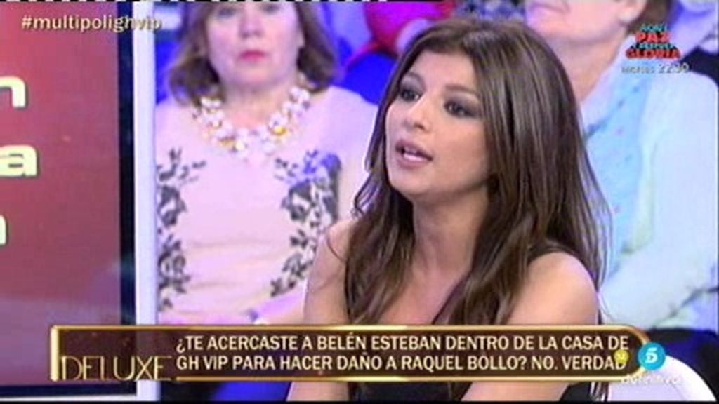 Aguasantas: "No me acerqué a Belén para hacer daño a Raquel Bollo"