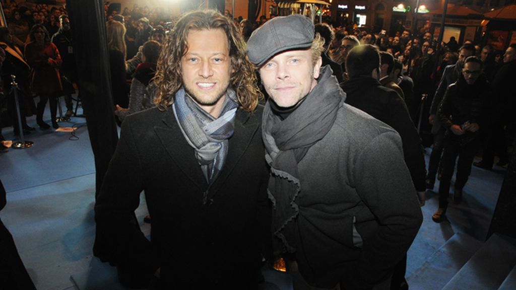 Los actores Jimmy Shaw y Filippo Sbalchiero