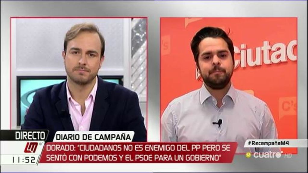 Fernando de Páramo, a Javier Dorado: “Si el enemigo público del PP es Ciudadanos es que no tienen un proyecto de país”