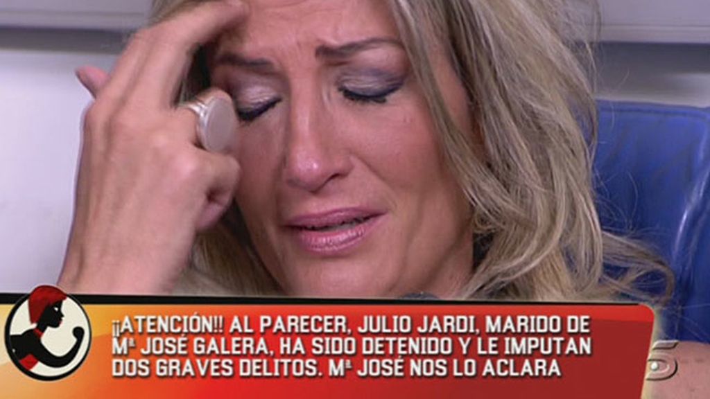 Mª José Galera sufre un ataque de ansiedad