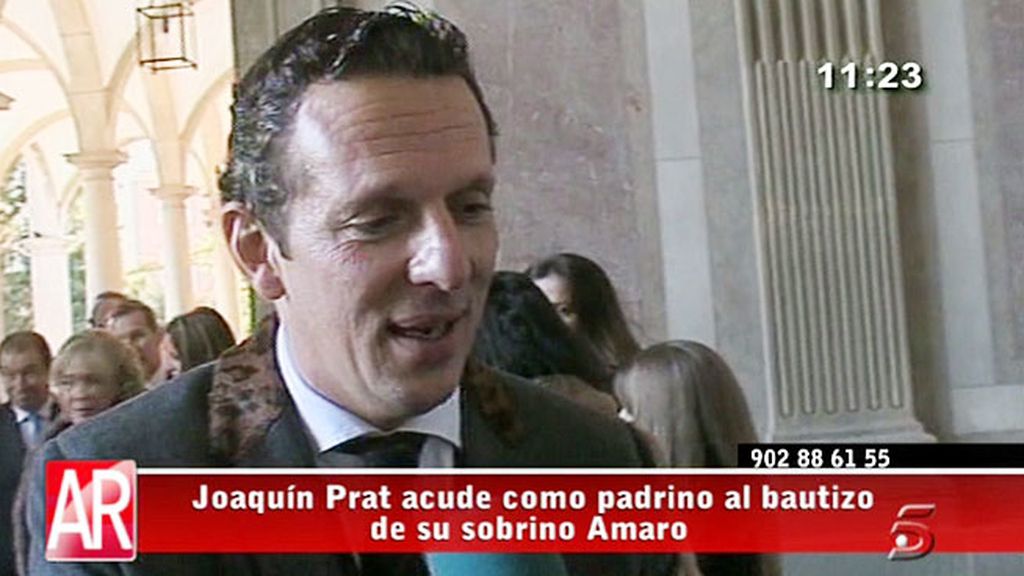 Durante la comida, Joaquín Prat dedicó unas cariñosas palabras a los amigos que acudieron al bautizo