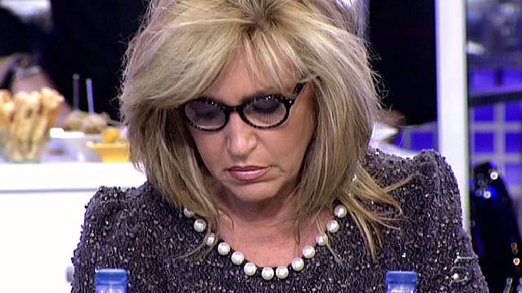 Lydia Lozano, al borde las lágrimas