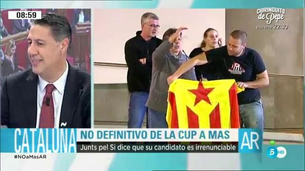García Albiol: "La política en Cataluña es imprevisible, puede ocurrir de todo"