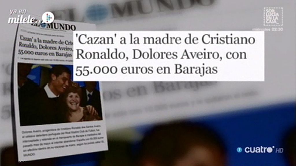 'Cazan' a la madre de Cristiano Ronaldo con 55.000 euros, según 'El Mundo'