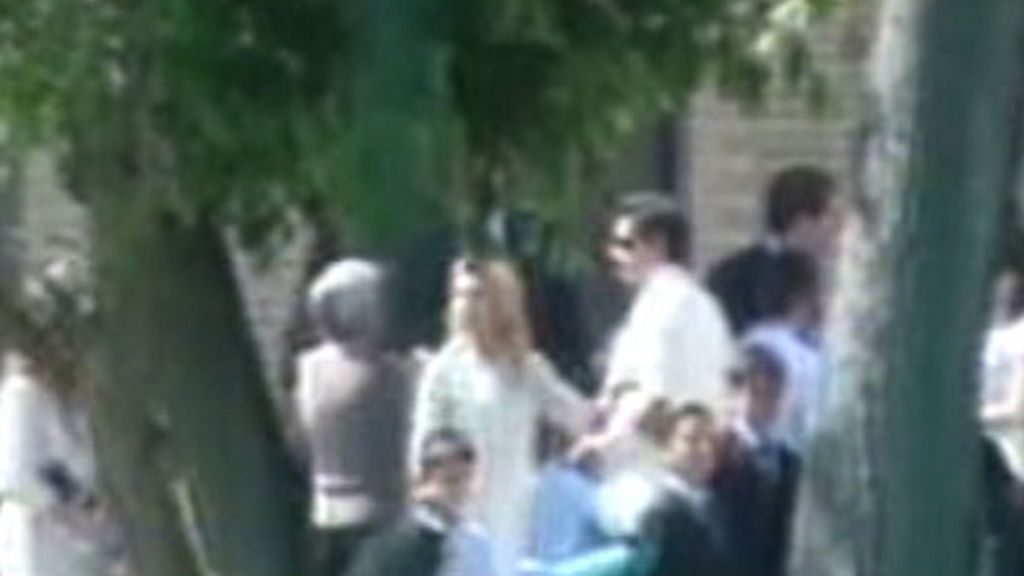 Espartaco y Patricia Rato, juntos en la comunión de su hijo Juan