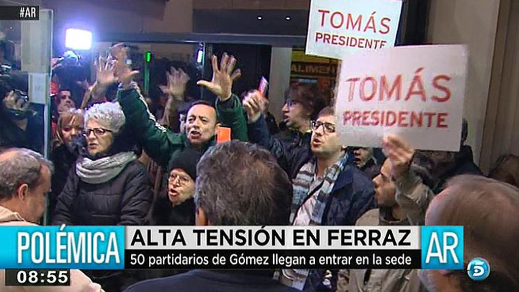 Tensión en Ferraz tras la expulsión de Tomás Gómez