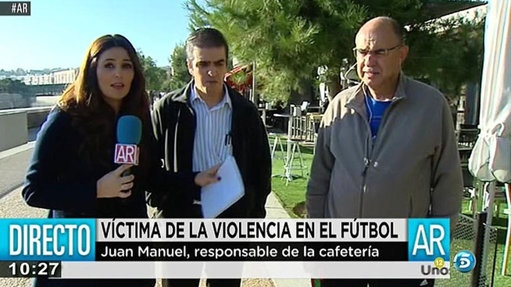 Juan Manuel, propietario de una terraza en el 'Madrid Río': "Me llamó el compañero para avisarme y le dije que se escondiera"