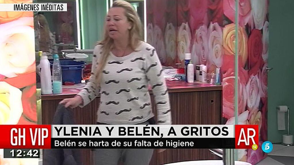 Belén Esteban e Ylenia, a gritos por la limpieza