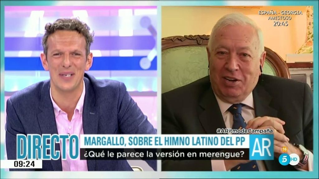 Margallo: "Bailo muy bien el merengue y lo voy a demostrar en la campaña electoral"