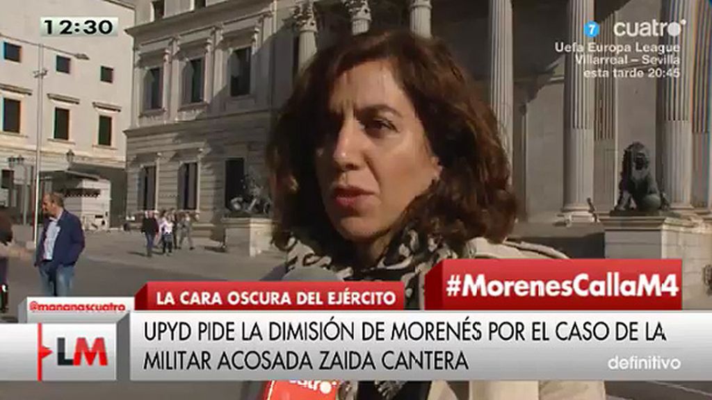 Irene Lozano (UPyD): “El ministro Morenés tiene que dimitir”