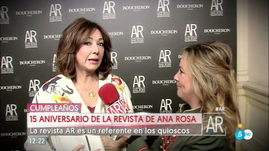 La revista de Ana Rosa celebra su 15 aniversario rodeada de caras conocidas