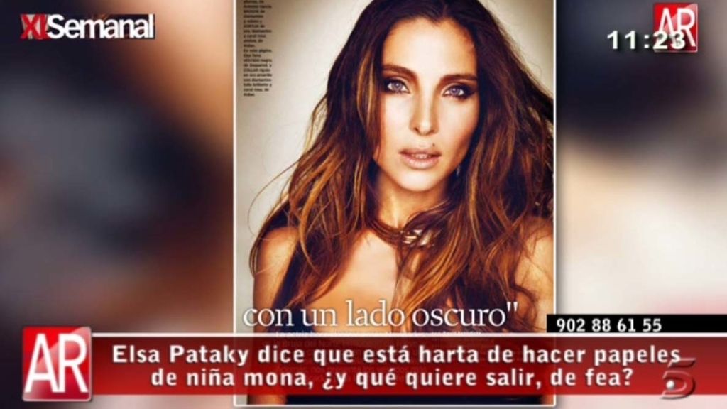 Elsa Pataky, harta de papeles de niña mona